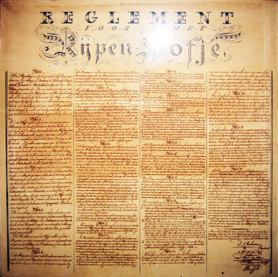 Het reglement van het Rijpen-Hofje an 26 oktober 1837