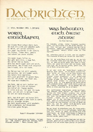 Titelseite November 1983