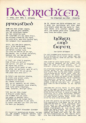 Titelseite Juni 1984