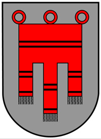 Landeswappen von Vorarlberg,
Wappen der Grafen von Montfort
Mglanznig 2006 commons.wikimedia Landeswappen von Vorarlberg,
Wappen der Grafen von Montfort
Mglanznig 2006 commons.wikimedia