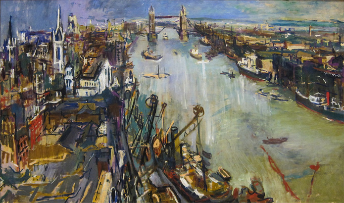 Oskar Kokoschka 1886 - 1980
'Tower Bridge', London 1925, Öl auf Leinwand 76 x 127 cm
Legat Putnam Dana McMillan 
Minneapolis Institute of Arts 
Sharon Mollerus auf flickr.com