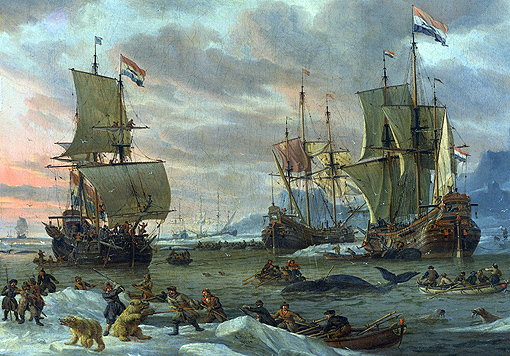 Abraham Storck 1644 – 1708.
De walvisvangstgronden 1654 – 1708.
Getekend onder midden:
‘A. Storck Fecit’: A. Stork maakte dit.
Olie op doek, 51 x 67 cm, Rijksmuseum Amsterdam
Kweniston 2008 commons.wikimedia Abraham Storck 1644 – 1708.
De walvisvangstgronden 1654 – 1708.
Getekend onder midden:
‘A. Storck Fecit’: A. Stork maakte dit.
Olie op doek, 51 x 67 cm, Rijksmuseum Amsterdam
Kweniston 2008 commons.wikimedia