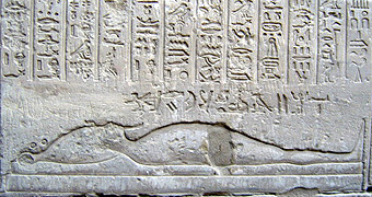 De dode Osiris, uit wie het granen zal groeien.
Ka-her-ka, zaaimaand.
Osirismythe in het tempelcomplex van Dendera.
Dendera, Ptolomeïsch ca. 300 - 30 v. Chr.
Ben Pirard 2008 commons.wikimedia