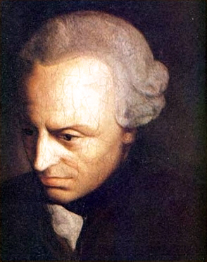 Immanuel Kant (1724 – 1804)
Pruisische filosoof.
Schilderij uit de 18e eeuw.
Tischbeinahe 2008 commons.wikimedia Immanuel Kant (1724 – 1804)
Pruisische filosoof.
Schilderij uit de 18e eeuw.
Tischbeinahe 2008 commons.wikimedia
