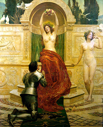 John Collier 1850 - 1934
'Tannhäuser in de Berg van Venus' 1901
Austriacus 2013 wikipedia.org