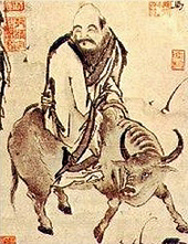 Laozi
Volgens de Chinese legende 
verliet Laozi China op een waterbuffel 
en trok naar westen
ManosHacker 2013 commons.wikimedia