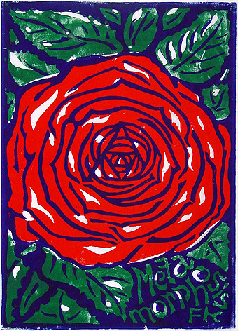 ‘Metamorfosis’ PD3
Symbolische uitbeelding van de overwinning
van het driehoek van ‘slachtoffer, daderen helper’.
Met dank voor inspiratie aan Marieke de Bruijn
Linosnede op japanpapier. Kalab 2008 ‘Metamorfosis’ PD3
Symbolische uitbeelding van de overwinning
van het driehoek van ‘slachtoffer, daderen helper’.
Met dank voor inspiratie aan Marieke de Bruijn
Linosnede op japanpapier. Kalab 2008