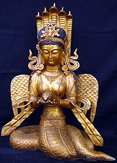Naga Kanya, brons,
Tibet, China,
chineseantique.com Naga Kanya, brons,
Tibet, China,
chineseantique.com